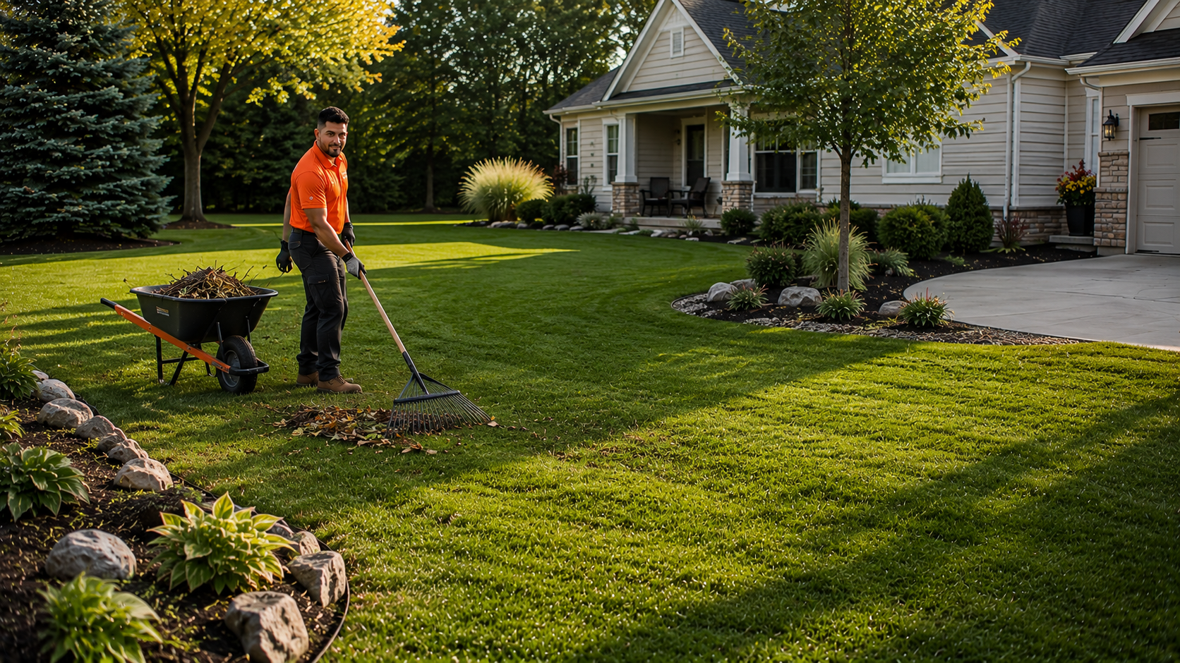 Yard cleanup service